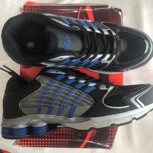 Air men’s sneakers black blue and Grey